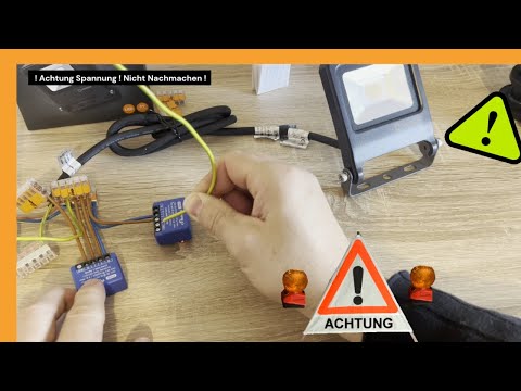 Shelly Mini Gen3 Test für das Gartenlicht