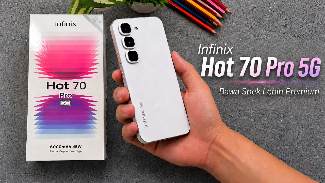 TUNGGUIN INI AJA‼️Infinix Hot 70 Pro 5G Bawa Paket Komplit