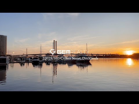 2202S/883 Collins Street, Docklands, VIC 3008, 3 ਕਮਰੇ, 2 ਬਾਥਰੂਮ, Apartment