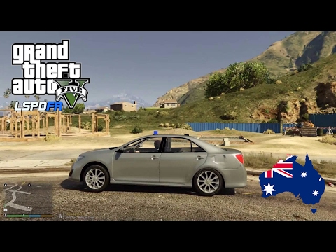 GTA 5 - LSPDFR Australia - Brand New Unmarked Camry! (GTA 5 Police Mod for PC)