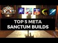 [PoE 3.20] Top 5 Meta Sanctum Builds - TOO MANY PLAYERS???, Path of Exile Sanctum