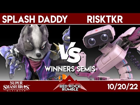 Red Rock Rumble #149 - Splash Daddy (Wolf) VS. RiskTKR (ROB) - Winners Semis - Smash Ultimate
