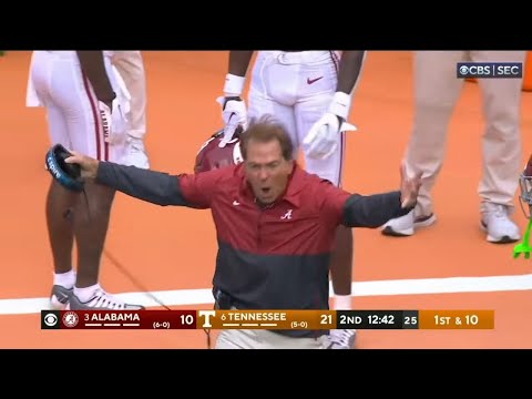 Alabama botched punt return leads to Tennessee TD