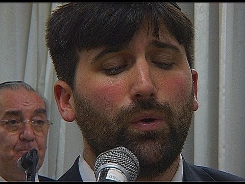 Cantor with an amazing voice "kel maleh rachamim"