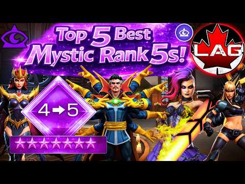 💎Top 5 BEST Rank 5 Mystic Champion’s! RANKED! Most Value For Your Resources! Tier 5 Alpha! 🙌🏻 - MCOC