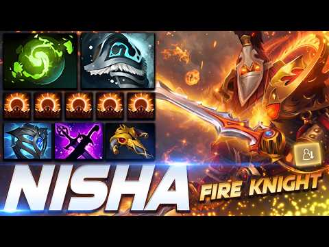 Nisha Ember Spirit Fire Knight - Dota 2 Pro Gameplay [Watch & Learn]