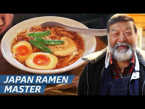 Kazumoto Ochiai é um dos mestres de Ramen de Tóquio - os especialistas