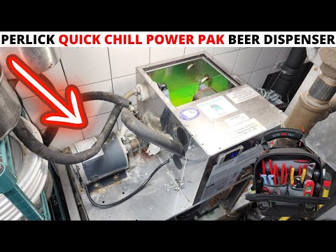 HVACR Service Call: Perlick Quick Chill Power Pak Beer Dispensing System Glycol Pump Motor Install