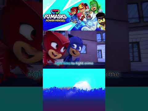 Sing Along with the Power Heroes! #pjmasks #youtubeshorts