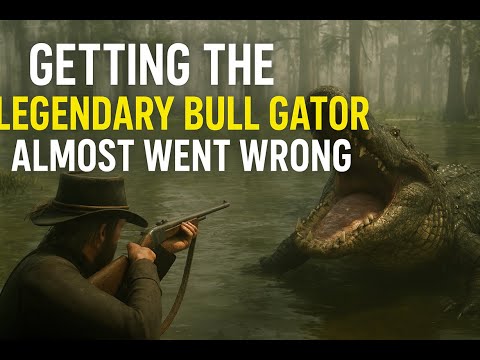 Getting The Legendary Bull Gator Almost Went Wrong in RDR2