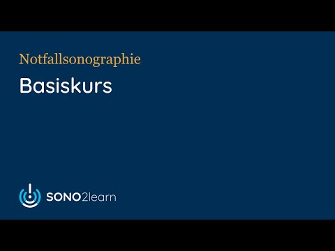 NOTFALLSONOGRAPHIE Basiskurs