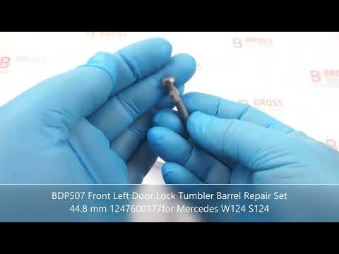 BDP507 Front Left Door Lock Tumbler Barrel Repair Set 44.8 mm 1247600177for Mercedes W124 S124