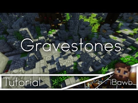 iBawb - Minecraft Tutorial | 20 Gravestone Designs