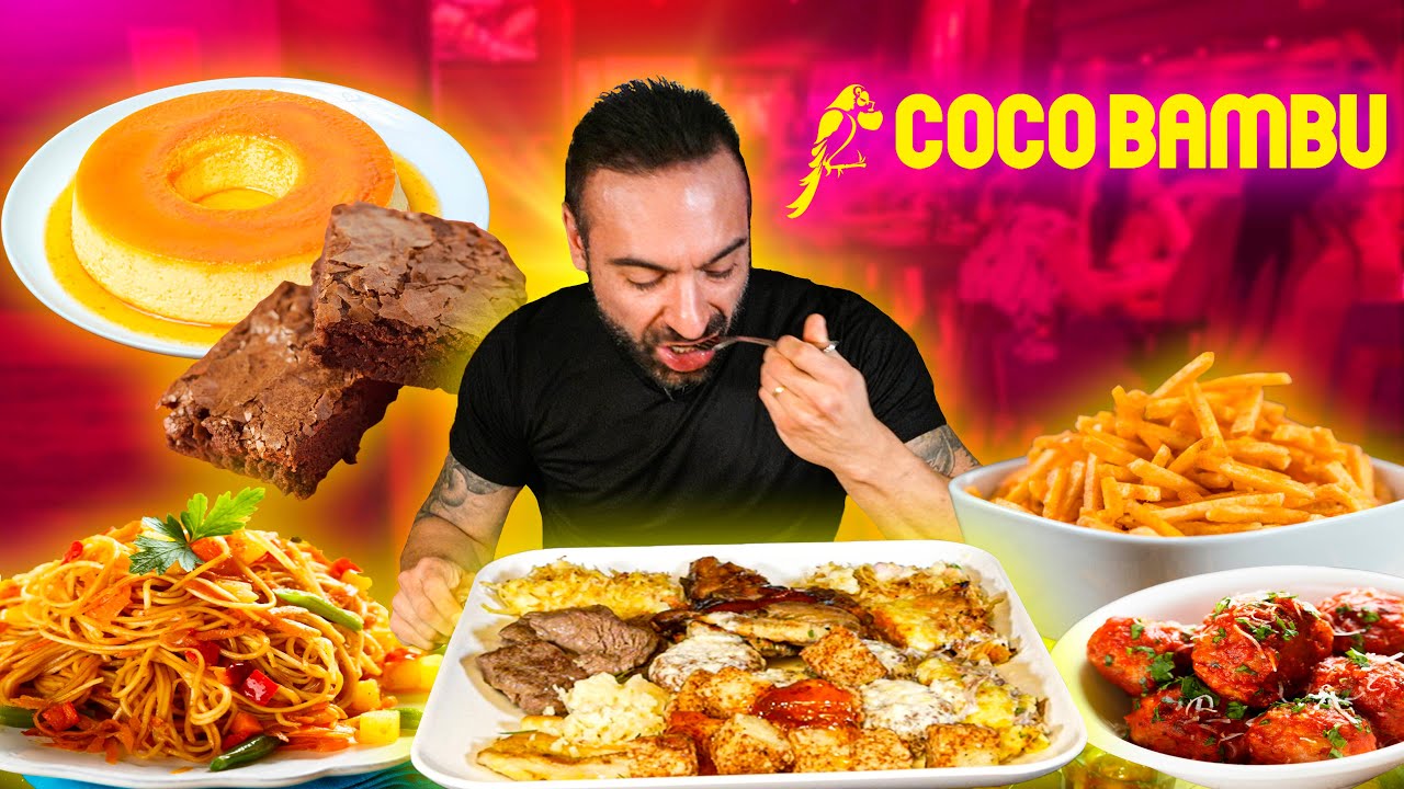 CORBUCCI vai ao COCO BAMBU e da PREJUÍZO no BUFFET!!