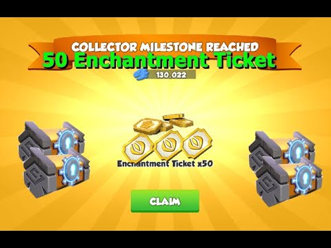 50 Enchantment Ticket Collector Milestone Reward-Dragon Mania Legends |  Daily bingo | DML