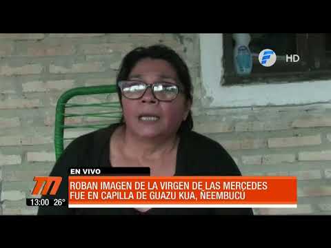 Roban imagen de la virgen en Ñeembucu