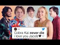 Cobra Kai Cast Competes In A Compliment Battle Teen Vogue
