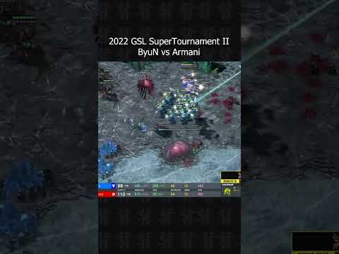 GSL Super Tournament 2022 Season 2 - ByuN vs Armani Part 6 #shorts #starcraft #starcraft2