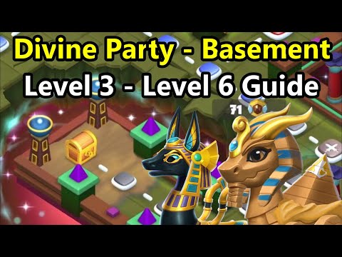 CASTLE EVENT Cheapest Chest Paths Revealed! Divine Party -- Basement Lvl 3 - Lvl 6 Guide - DML #1584