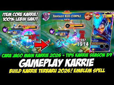 KARRIE META❗CARA MAIN KARRIE SEASON 39❗TIPS KARRIE TERBARU❗BUILD KARRIE TERSAKIT 2026❗KARRIE 2026
