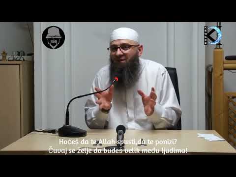 Hoćeš da te Allah spusti,da te ponizi?-Dr.Safet Kuduzović