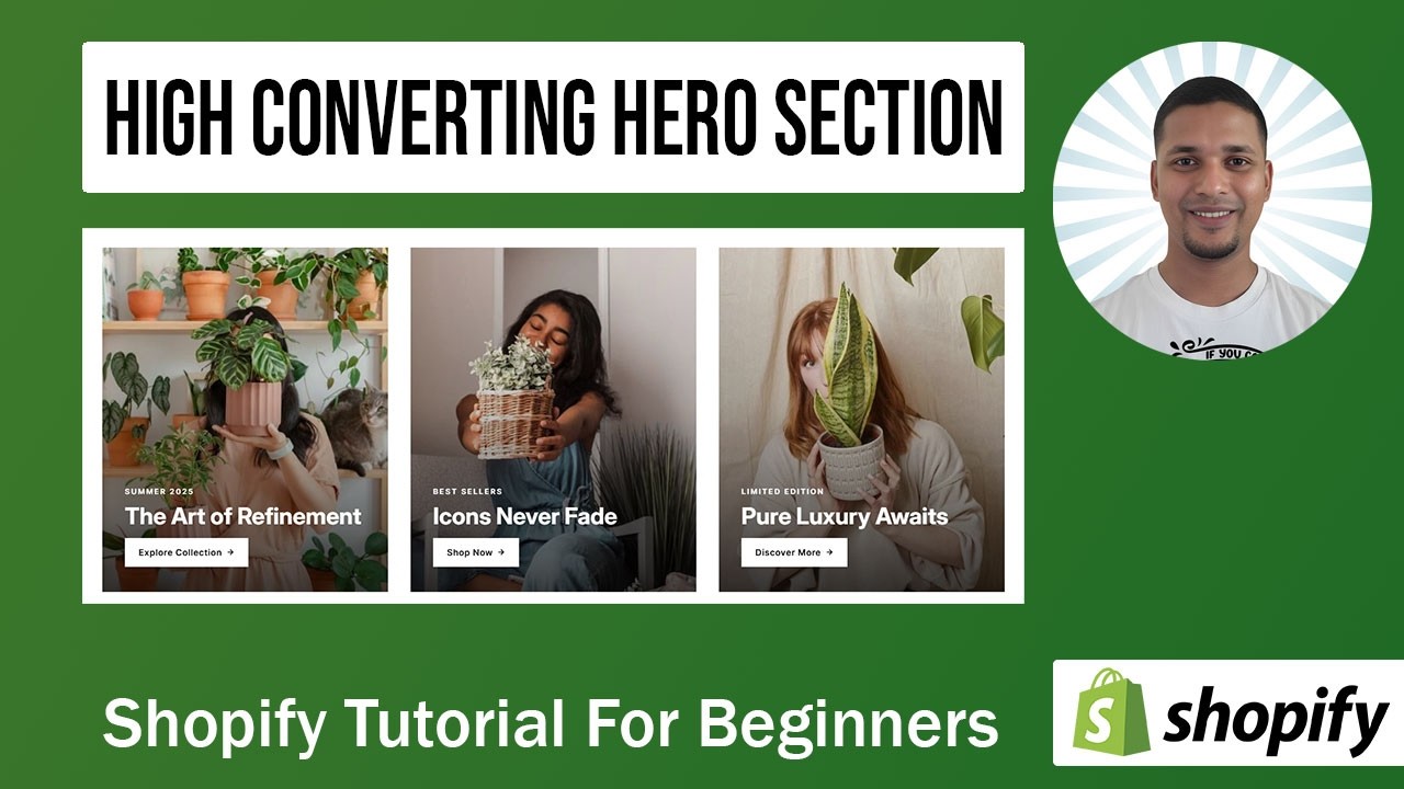 Shopify Hero Section Design: How to Create a High Converting Shopify Homepage
