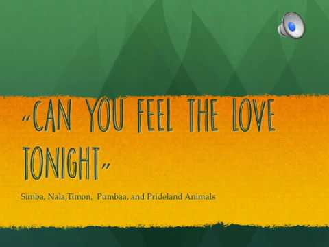 LK kids JL Can you feel the love tonight