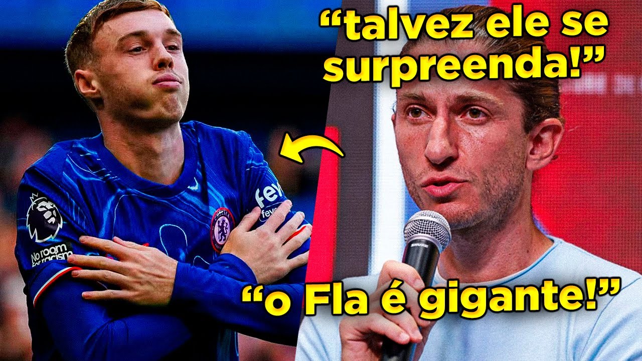 😂OS INGLESES NÃO VÃO AGUENTAR! FILIPE LUIS MANDOU A REAL PRA COLE PALMER E O CHELSEA!!