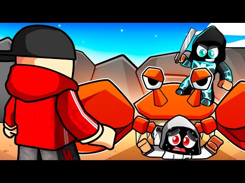 We BEAT The CRAB BOSS BATTLE In The Strongest Battlegrounds!