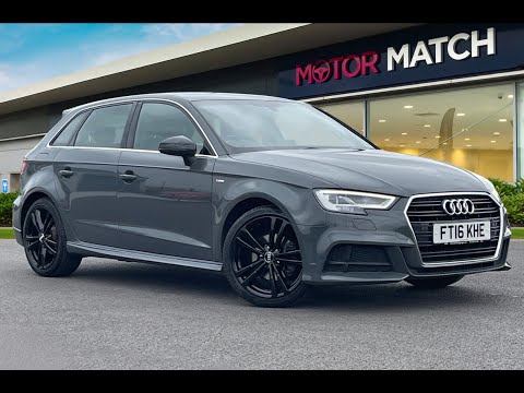 Used 2016 Audi A3 1.4 TFSI CoD S line Sportback at Chester | Motor Match cars for sale