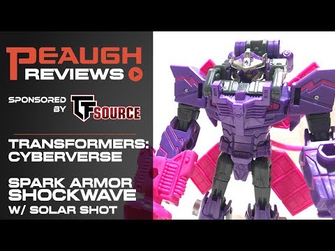Video Review: Transformers Cyberverse - Spark Armor SHOCKWAVE w/ Solar Shot