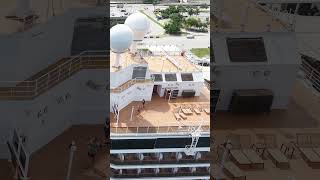 Pool Top Deck on #queenelizabeth #cruise #cruiselife at the #portmiami Oct 16 2025