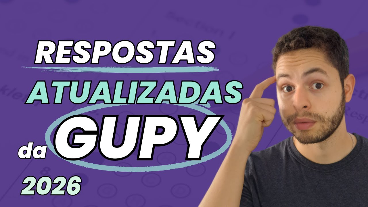 Respostas do Teste de PORTUGUÊS e RACIOCÍNIO LÓGICO da GUPY