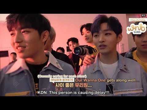 [ENG SUB] 180414 Okay Wanna One Ep 11 - Wing wing! Boomerang MV Filming by WNBSUBS