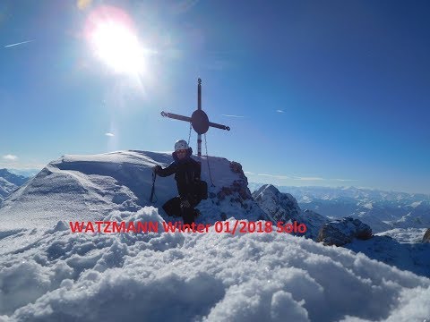 Watzmann Winter 13 01 2018 Solo