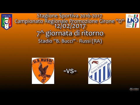 12/02/17- Promoz. ER D – 7^ g rit. – US Russi-Ronco 3-3 SINTESI