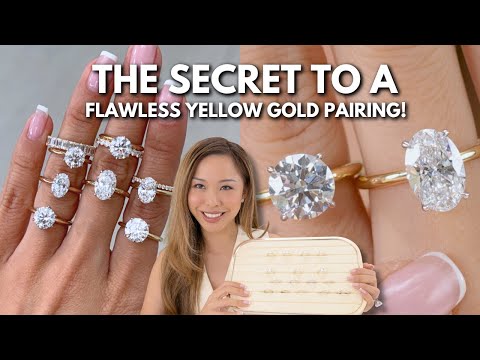 Oval vs Round Engagement Rings + Wedding Band Pairings