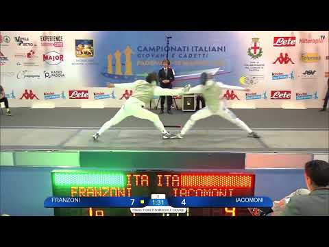 Italian Championships 2023 JMF - GOLD - Giuseppe Franzoni v Matteo Iacomoni