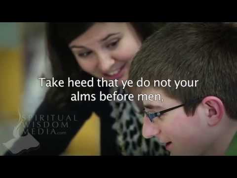 Matthew 6:1 - Take heed that ye do not your alms before men, to be seen of them - Bible Verses