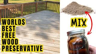 WORLDS BEST WAY TO PRESERVE WOOD | AND IT'S FREE