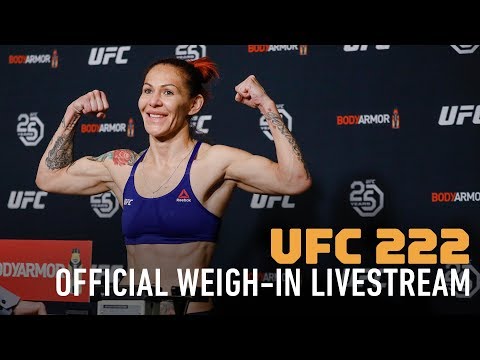 MMA Fighting Presents: UFC 222 Official Weigh-ins Live