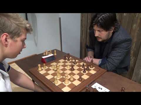 FM Kirill Chukavin - FM Matiss Mustaps , Sicilian Dragon, Blitz chess