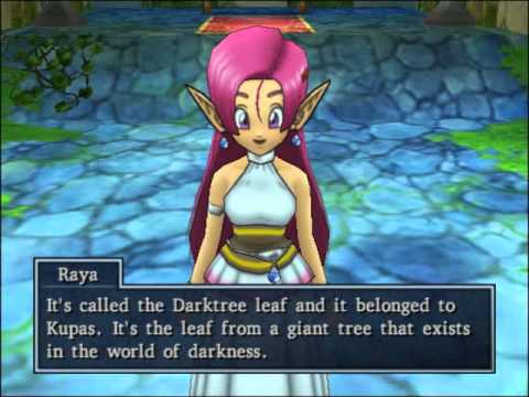 178 Dragon Quest 8 Cutscene - Receiving the Darktree Leaf From Raya