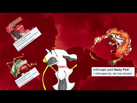 Sub Nasty Plot Infernape WAS TOO MONKE for this LEGENDARY SPAMMER in NATIONAL DEX AG!