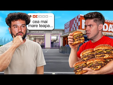 Cei Mai Buni Smash Burgeri Din Bucuresti cu DRACEA si ANDREI TIBERIU!