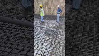 Concrete Pouring in Raft by RMC Pump 👌🏻 #shorts #viral