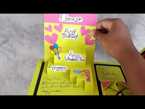 Birthday Card For My Mother || Bidisha's Creatives