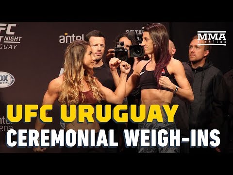 UFC Uruguay Ceremonial Weigh-In Highlights - MMA Fighting