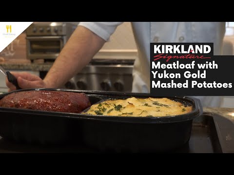 Kirkland Signature Meatloaf with Yukon Gold Mashed...