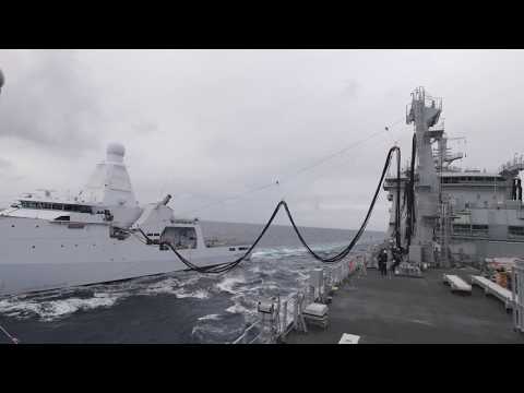 RFA Tideforce RAS with HNLMS Friesland - July 2019